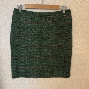 Limited green tweed style skirt
